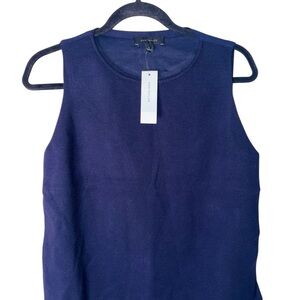Ann Taylor Navy Blue Size L top
